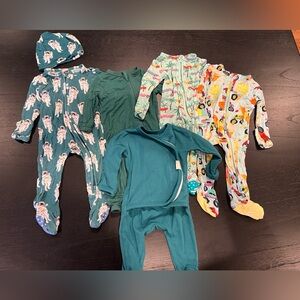 Lot - Baby PJs 0-3m (mostly bamboo!)